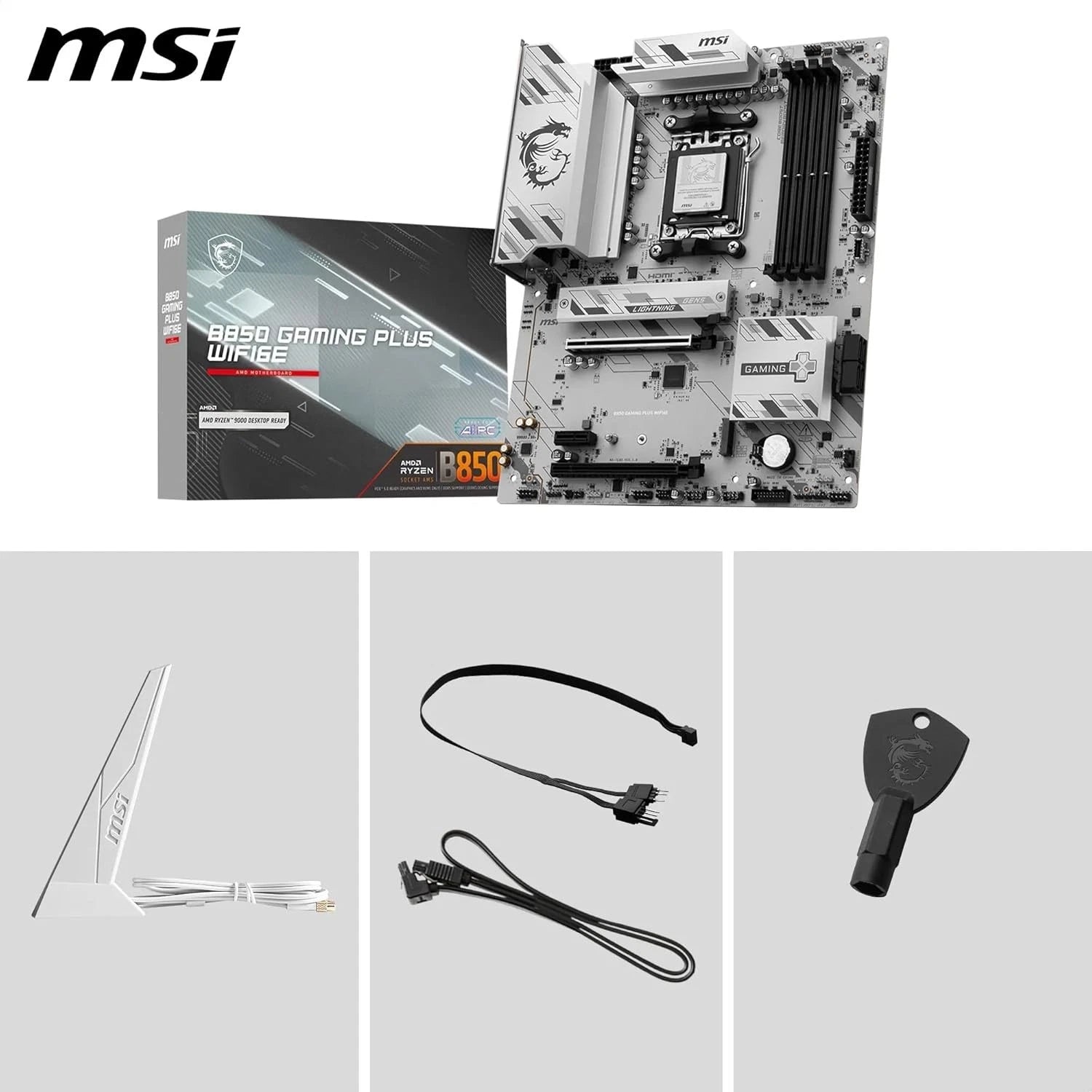 MSI B850 GAMING PLUS WIFI6E Motherboard | AM5 | DDR5 | ATX